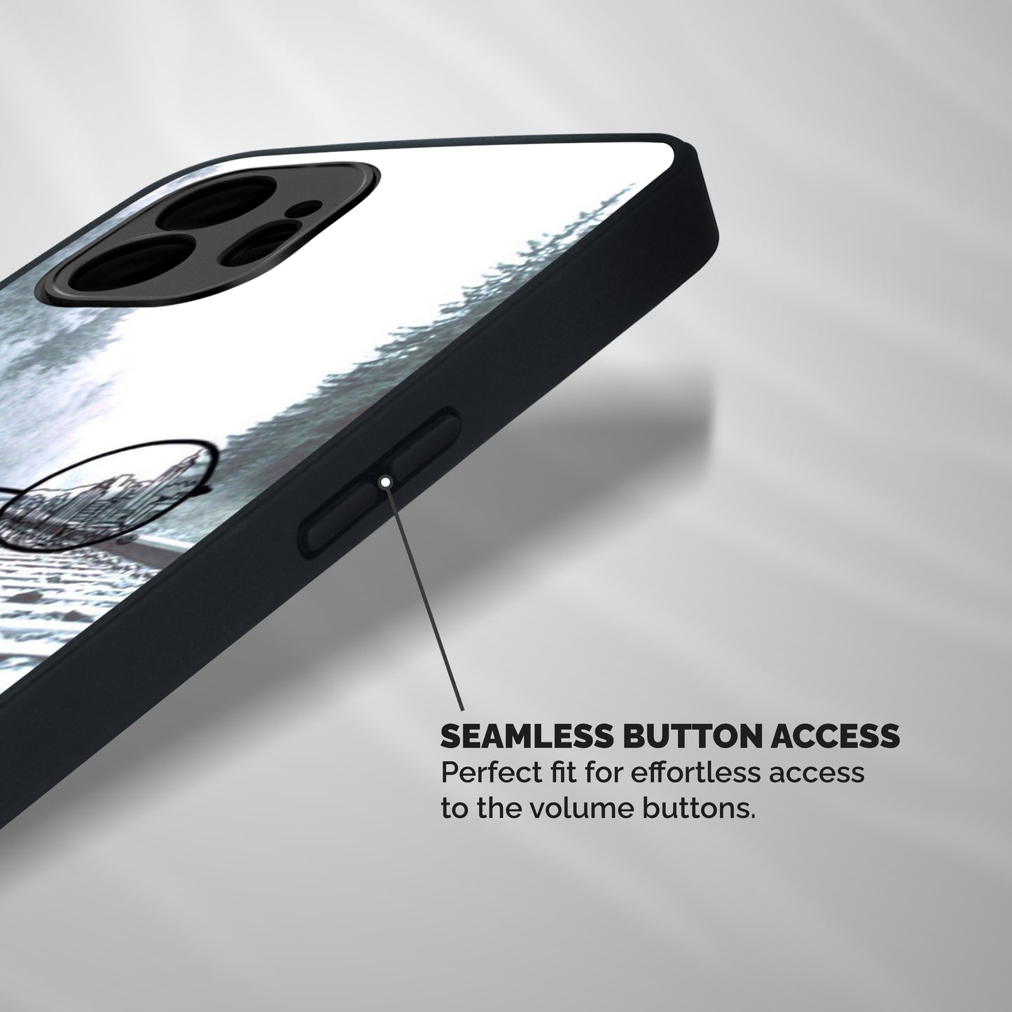 Tracks And Specs Shockproof Hybrid Protection (Metal + TPU) Back Case Cover