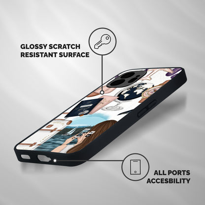Travel Diaries Shockproof Hybrid Protection (Metal + TPU) Back Case Cover