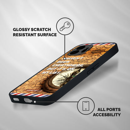 Travel Map Shockproof Hybrid Protection (Metal + TPU) Back Case Cover