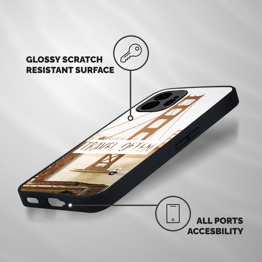 Travel Often Shockproof Hybrid Protection (Metal + TPU) Back Case Cover