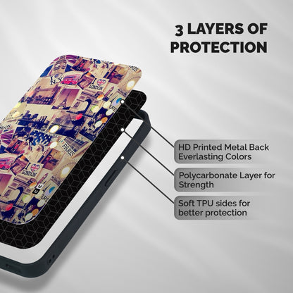 Travel Pictures Shockproof Hybrid Protection (Metal + TPU) Back Case Cover