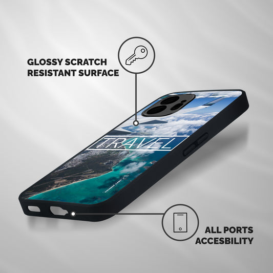 Travel Shockproof Hybrid Protection (Metal + TPU) Back Case Cover