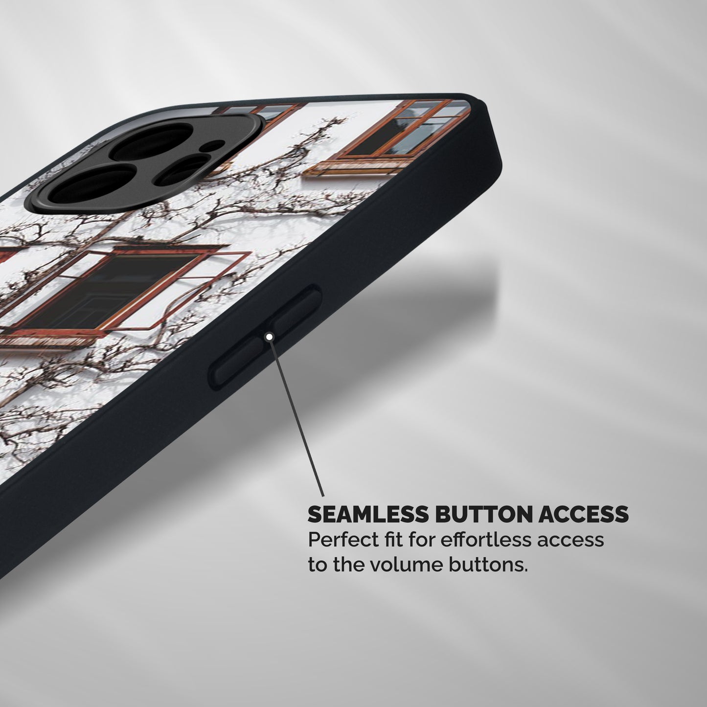 Tree House Shockproof Hybrid Protection (Metal + TPU) Back Case Cover