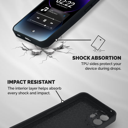 Trending Music Shockproof Hybrid Protection (Metal + TPU) Back Case Cover