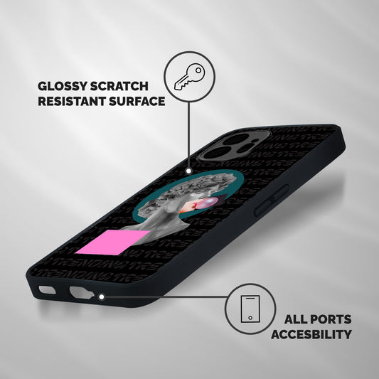 Trending Typo Shockproof Hybrid Protection (Metal + TPU) Back Case Cover