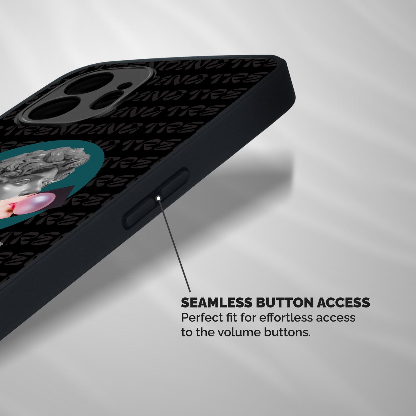 Trending Typo Shockproof Hybrid Protection (Metal + TPU) Back Case Cover