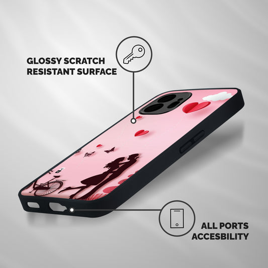 True Love Shockproof Hybrid Protection (Metal + TPU) Back Case Cover