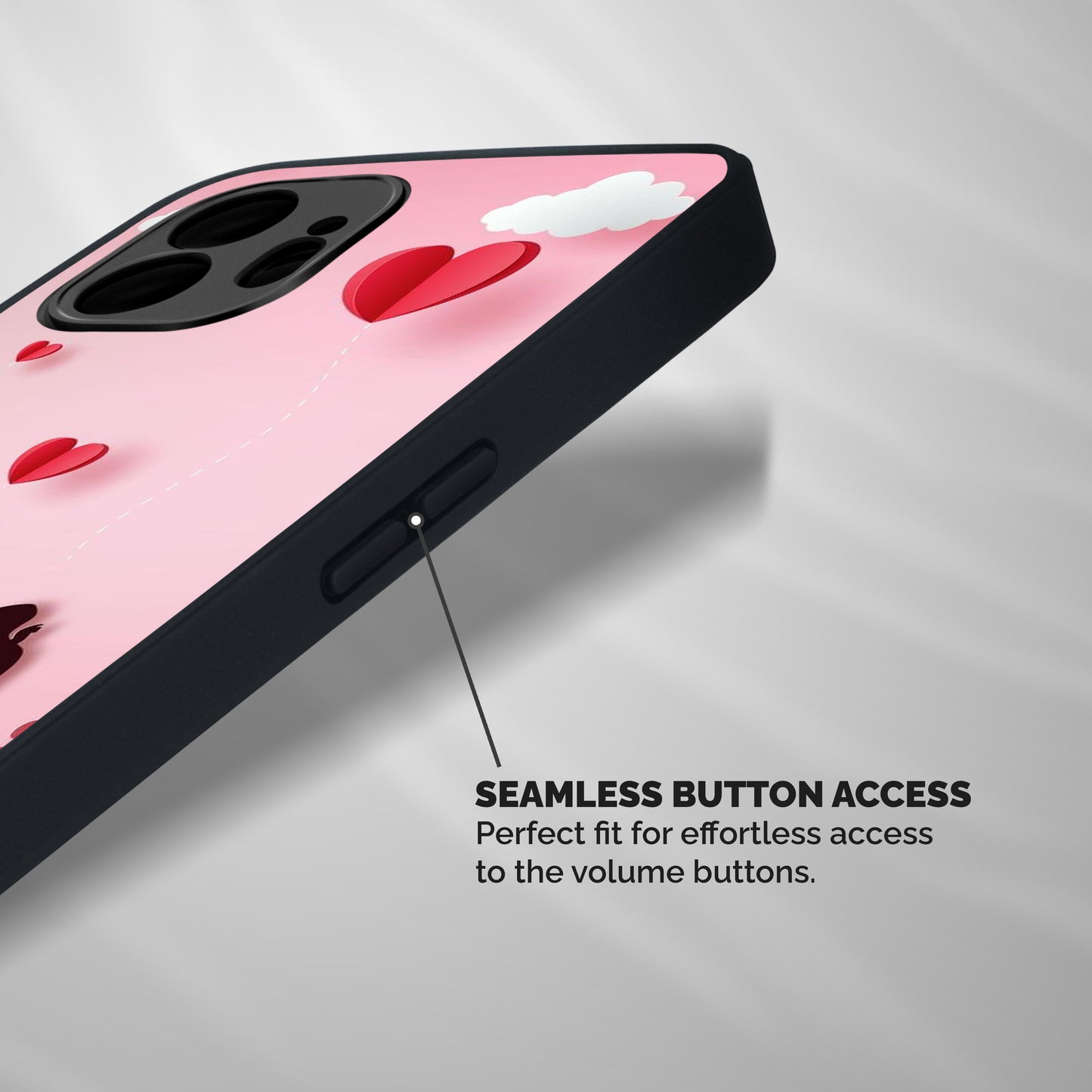 True Love Shockproof Hybrid Protection (Metal + TPU) Back Case Cover