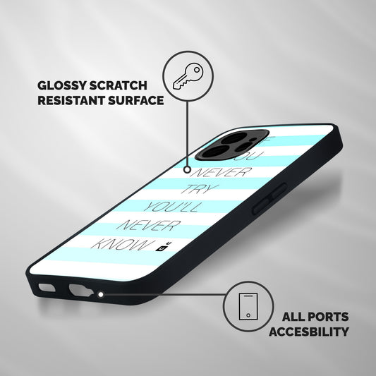 Try Know Shockproof Hybrid Protection (Metal + TPU) Back Case Cover
