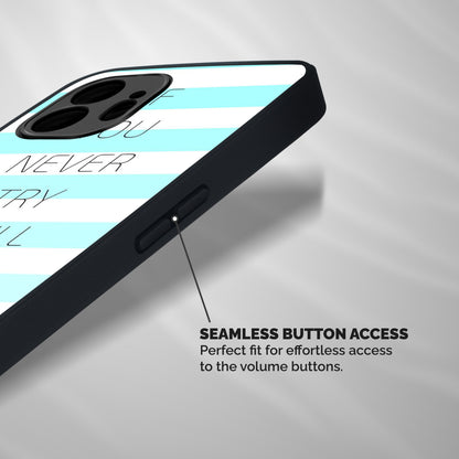 Try Know Shockproof Hybrid Protection (Metal + TPU) Back Case Cover