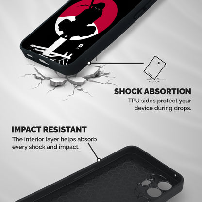 Uchiha Itachi Minimalist Shockproof Hybrid Protection (Metal + TPU) Back Case Cover