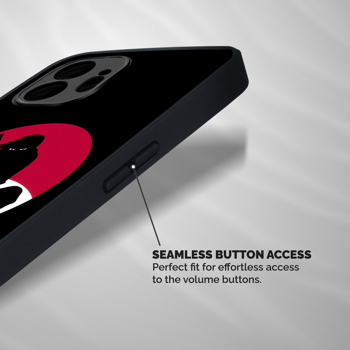 Uchiha Itachi Minimalist Shockproof Hybrid Protection (Metal + TPU) Back Case Cover