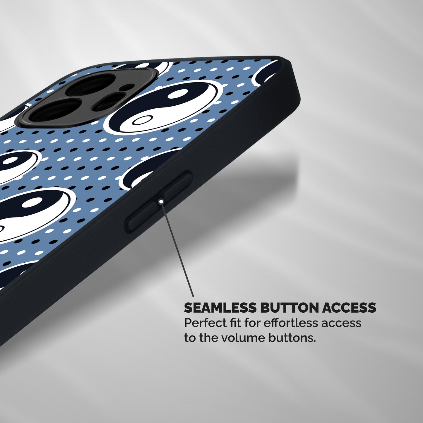 Ultimate Yin Yang Shockproof Hybrid Protection (Metal + TPU) Back Case Cover