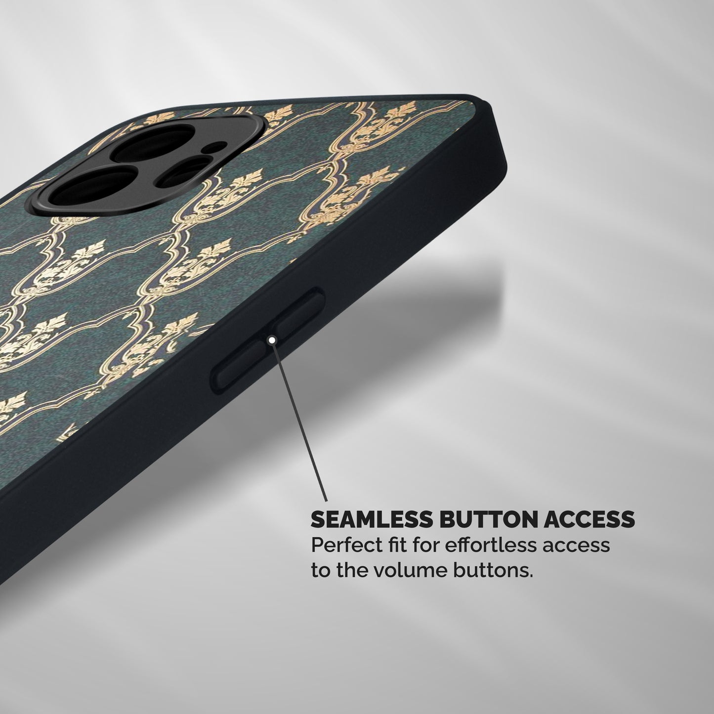 Ultra Beauty Pattern Shockproof Hybrid Protection (Metal + TPU) Back Case Cover