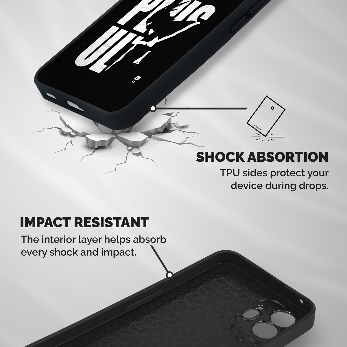Ultra Plus Shockproof Hybrid Protection (Metal + TPU) Back Case Cover