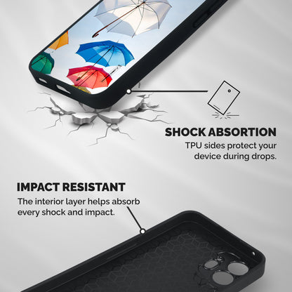 Umbrella Sky Shockproof Hybrid Protection (Metal + TPU) Back Case Cover