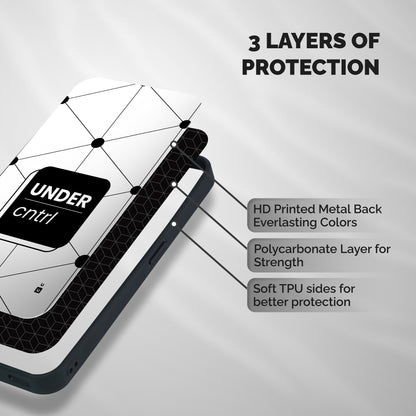Under Control Shockproof Hybrid Protection (Metal + TPU) Back Case Cover