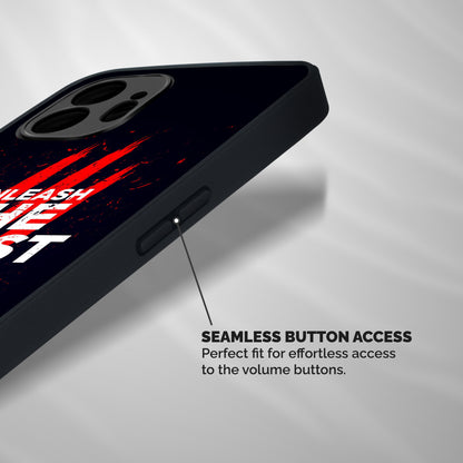 Unleash The Beast Shockproof Hybrid Protection (Metal + TPU) Back Case Cover