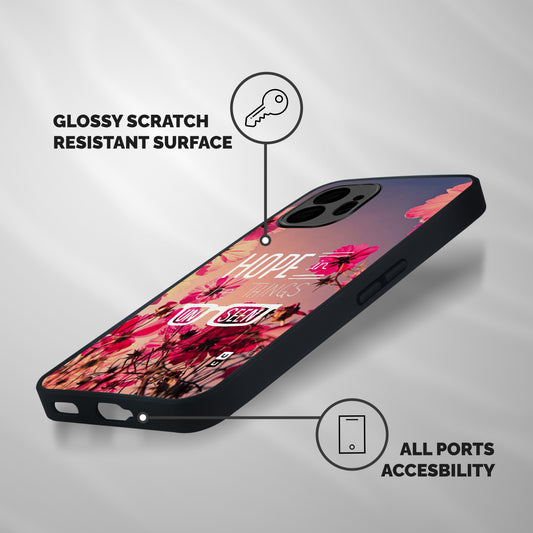 Unseen Hope Shockproof Hybrid Protection (Metal + TPU) Back Case Cover
