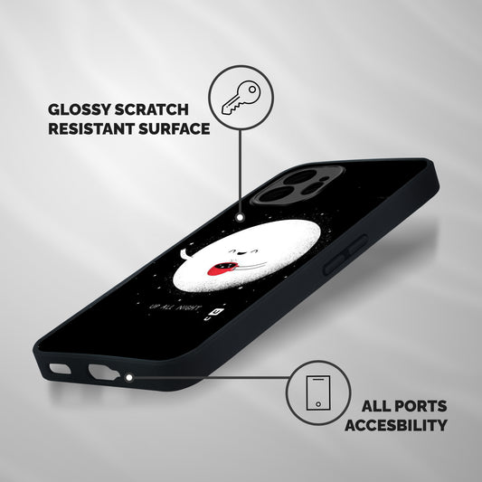 Up All Night Shockproof Hybrid Protection (Metal + TPU) Back Case Cover
