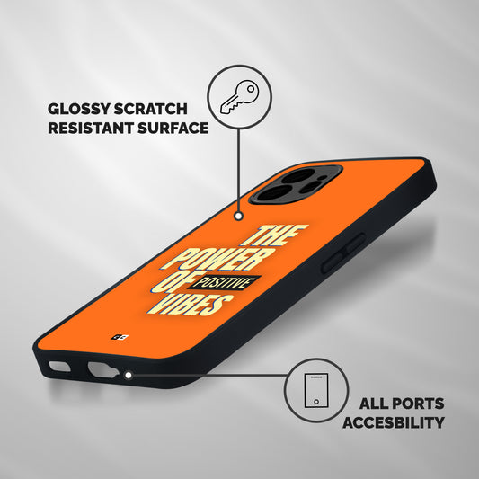 Upbeat Vibes Shockproof Hybrid Protection (Metal + TPU) Back Case Cover