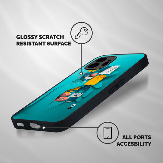 Vacay Vibes Shockproof Hybrid Protection (Metal + TPU) Back Case Cover