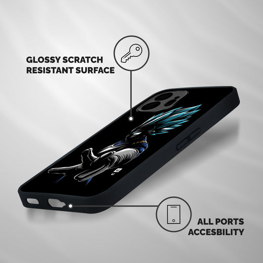 Vegeta Super Saiyan Shockproof Hybrid Protection (Metal + TPU) Back Case Cover