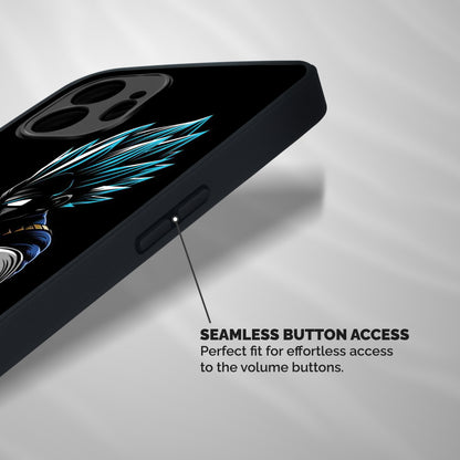 Vegeta Super Saiyan Shockproof Hybrid Protection (Metal + TPU) Back Case Cover