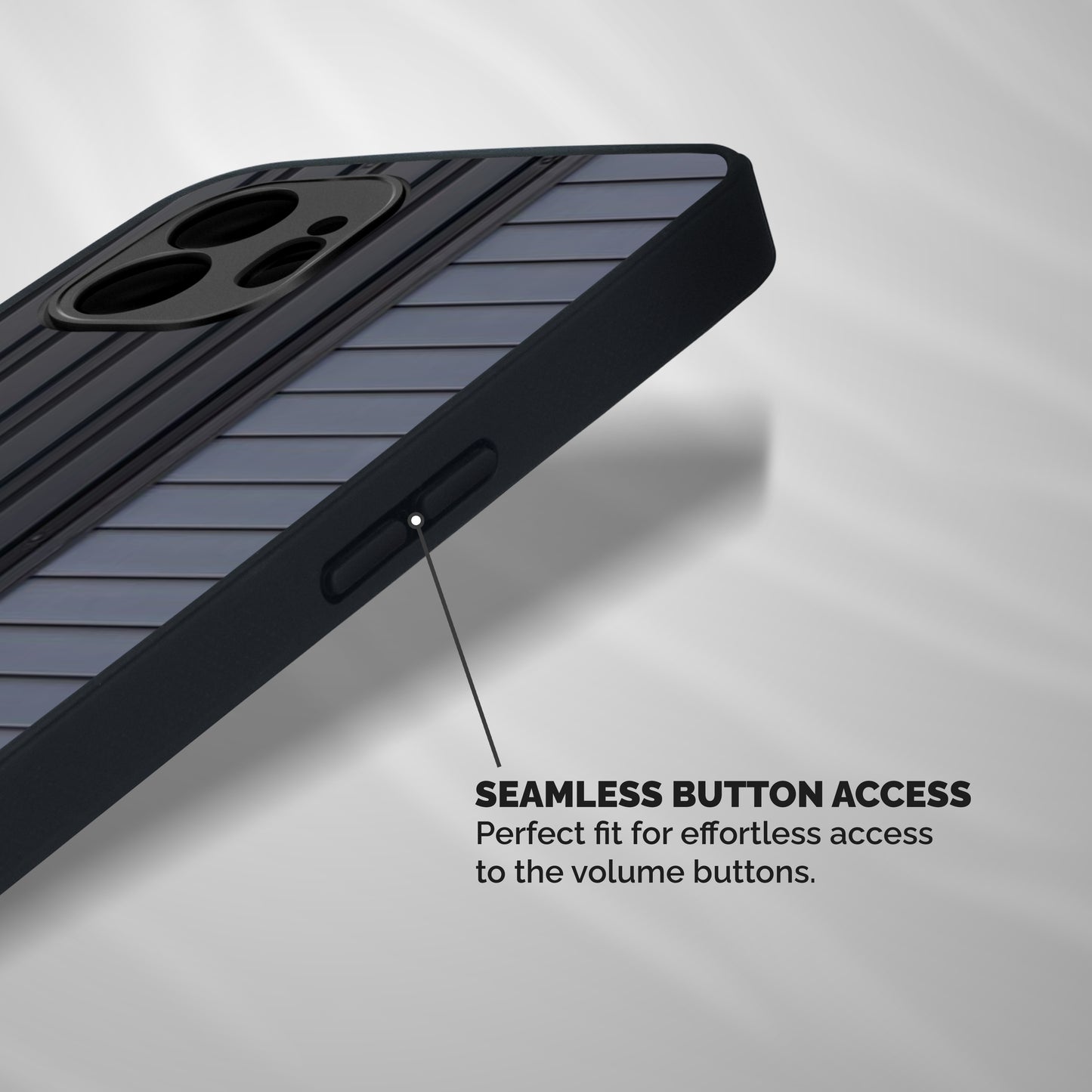 Vertical Horizontal Shockproof Hybrid Protection (Metal + TPU) Back Case Cover