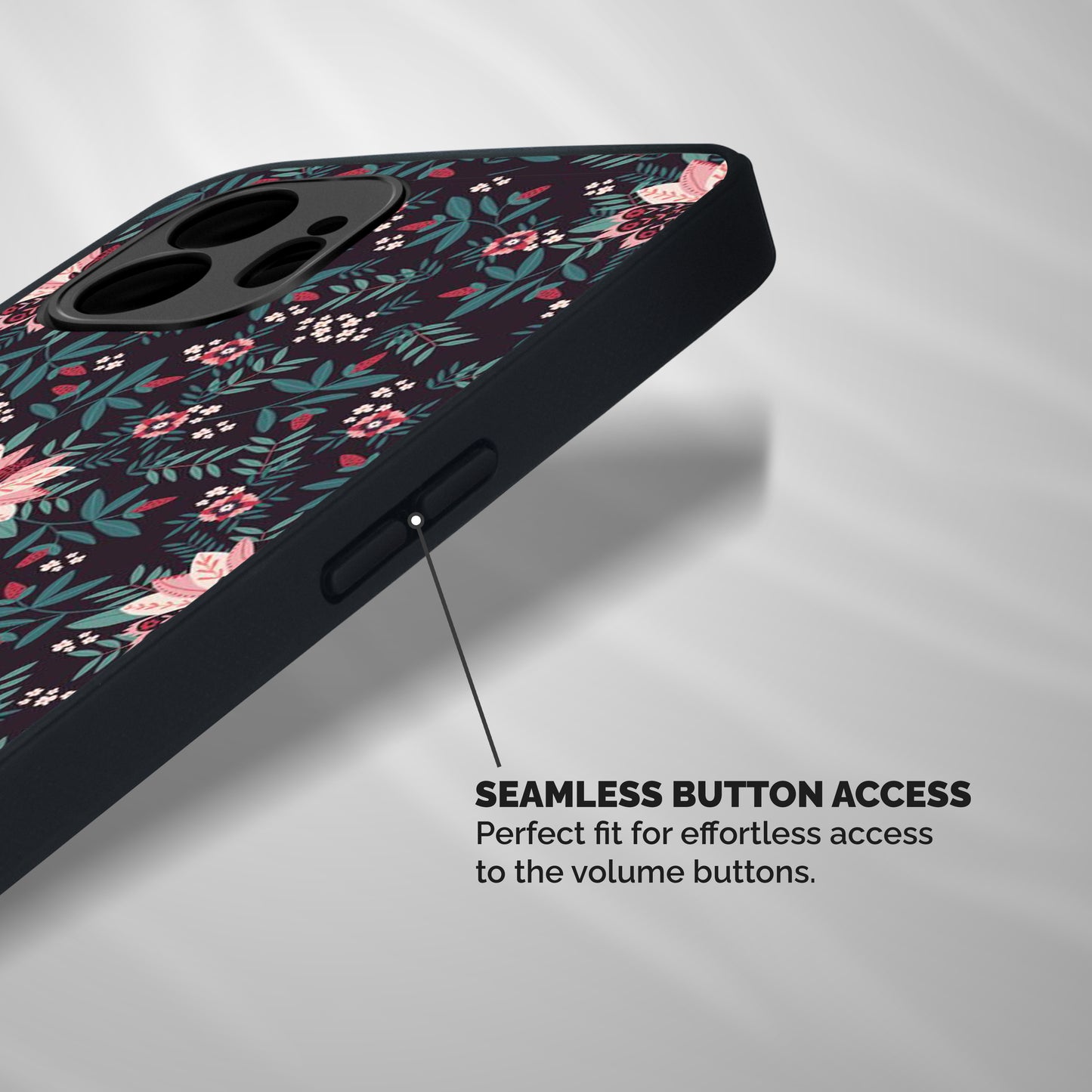 Very Leafy Pattern Shockproof Hybrid Protection (Metal + TPU) Back Case Cover