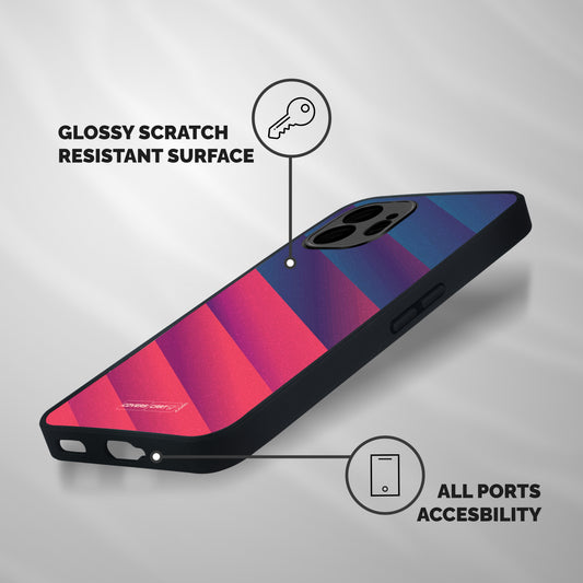 Vibrant Shades Shockproof Hybrid Protection (Metal + TPU) Back Case Cover