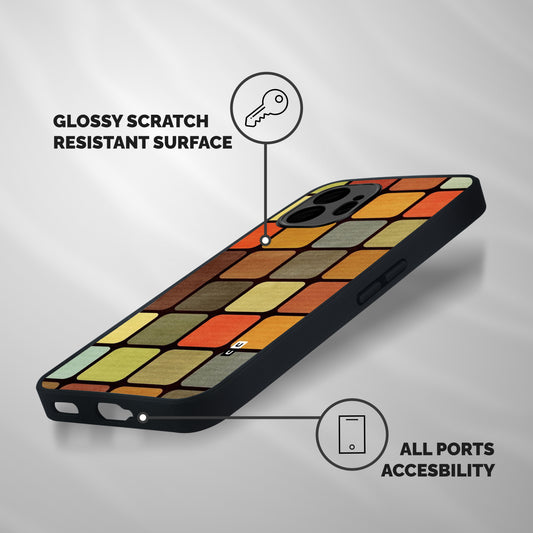 Vintage Boxes Shockproof Hybrid Protection (Metal + TPU) Back Case Cover