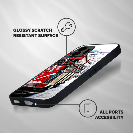 Vintage Citystyle Shockproof Hybrid Protection (Metal + TPU) Back Case Cover