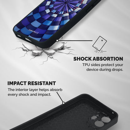 Violet Wonder Shockproof Hybrid Protection (Metal + TPU) Back Case Cover