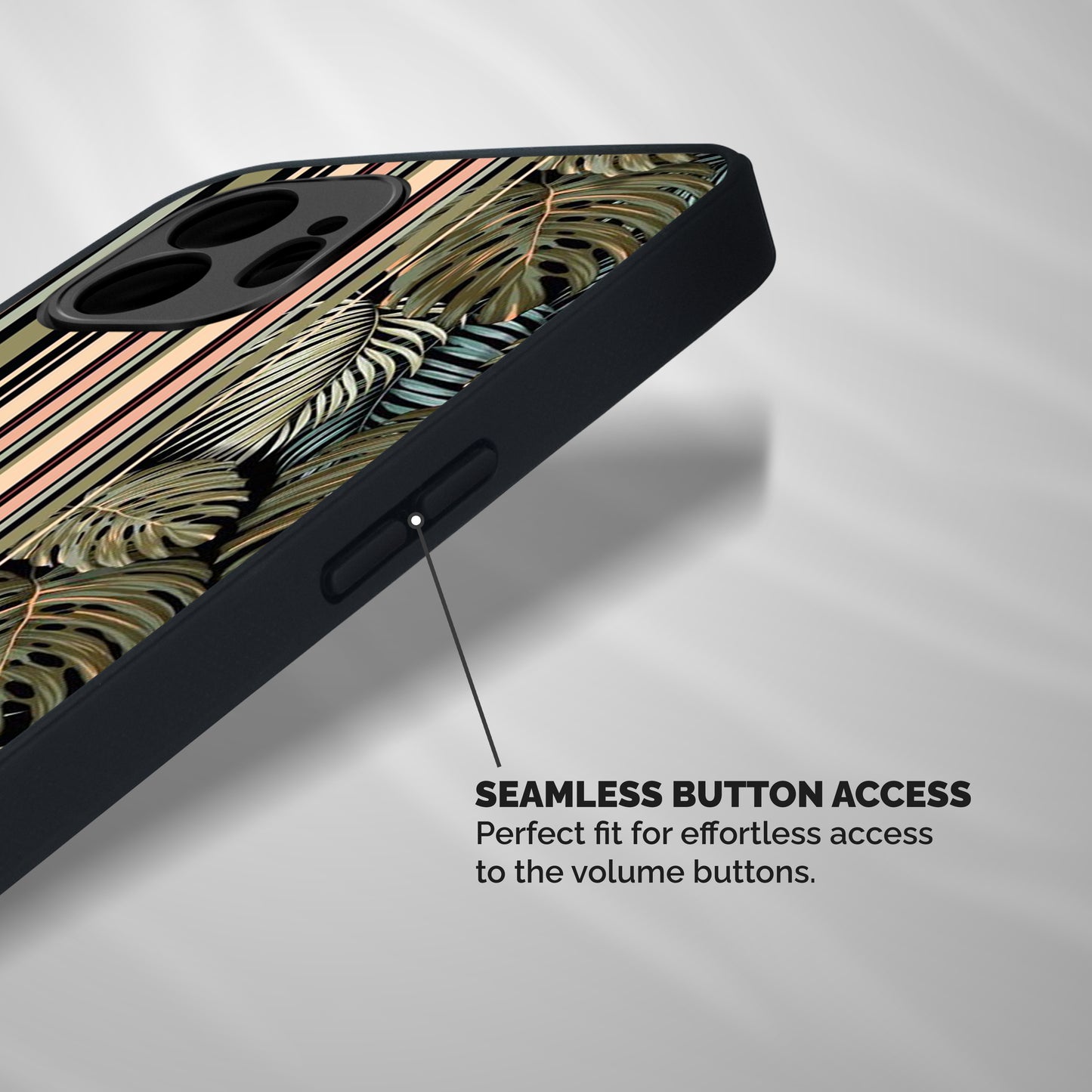 Visual Art Leafs Shockproof Hybrid Protection (Metal + TPU) Back Case Cover