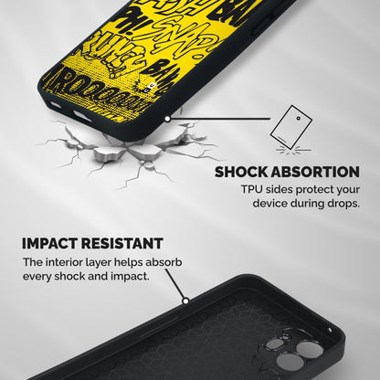 Vroom Snap Shockproof Hybrid Protection (Metal + TPU) Back Case Cover