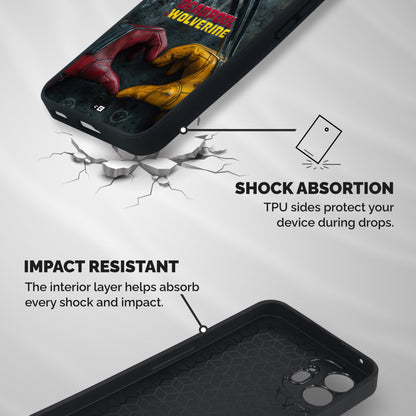 Wade Love Logan Shockproof Hybrid Protection (Metal + TPU) Back Case Cover