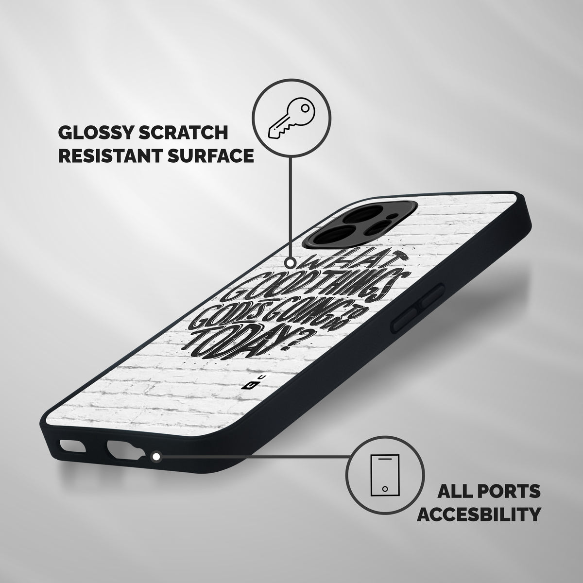 Wall Good Shockproof Hybrid Protection (Metal + TPU) Back Case Cover