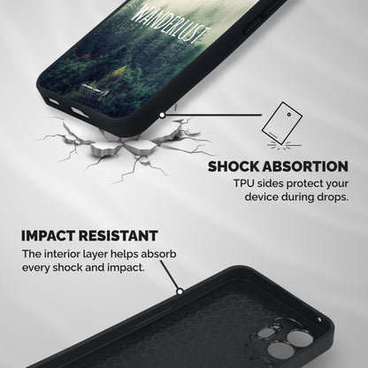Wanderlust Shockproof Hybrid Protection (Metal + TPU) Back Case Cover