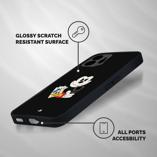 Wanted Duck Shockproof Hybrid Protection (Metal + TPU) Back Case Cover