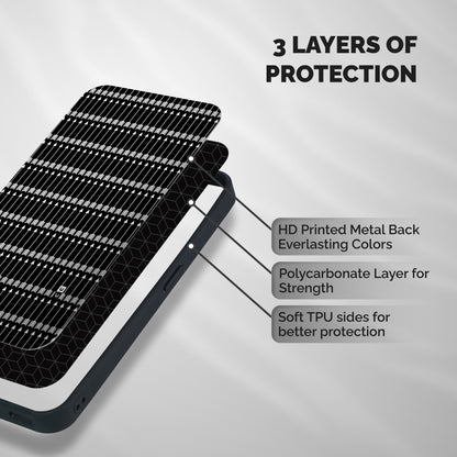 War Arrows Shockproof Hybrid Protection (Metal + TPU) Back Case Cover