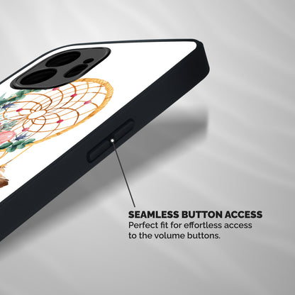Watercolor Dreamcatcher Shockproof Hybrid Protection (Metal + TPU) Back Case Cover