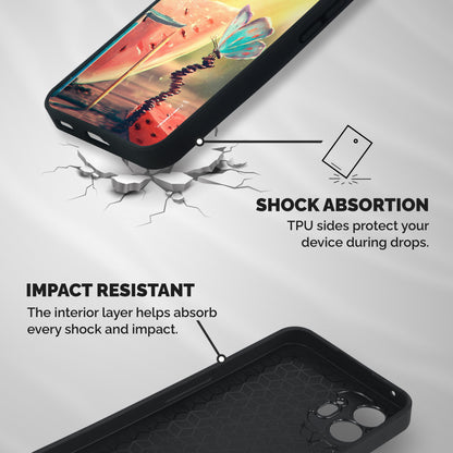 Watermelon Butterfly Shockproof Hybrid Protection (Metal + TPU) Back Case Cover