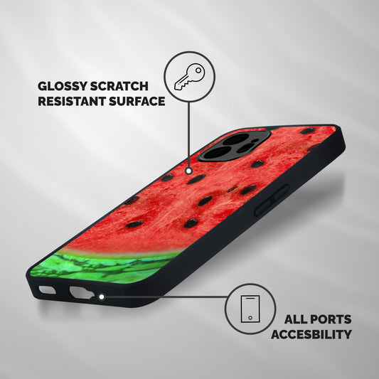 Watermelon Design Shockproof Hybrid Protection (Metal + TPU) Back Case Cover