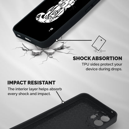 We All Mad Here Shockproof Hybrid Protection (Metal + TPU) Back Case Cover