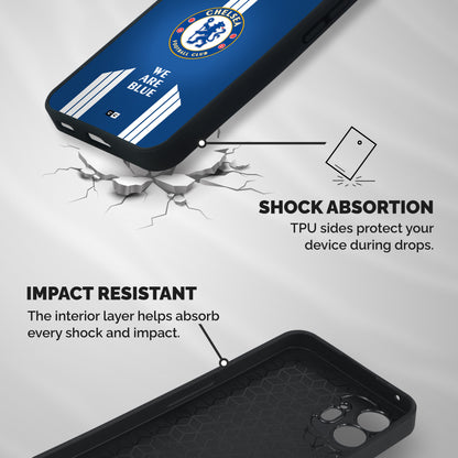 We Are Blue Shockproof Hybrid Protection (Metal + TPU) Back Case Cover