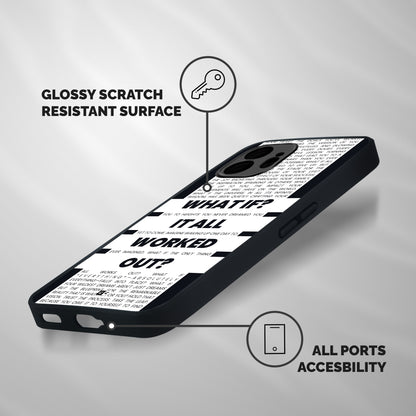 What If Shockproof Hybrid Protection (Metal + TPU) Back Case Cover