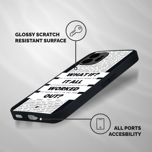 What If Shockproof Hybrid Protection (Metal + TPU) Back Case Cover