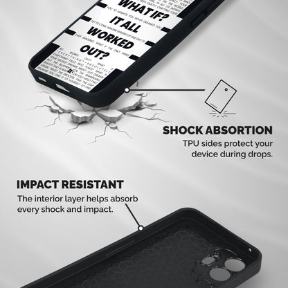 What If Shockproof Hybrid Protection (Metal + TPU) Back Case Cover