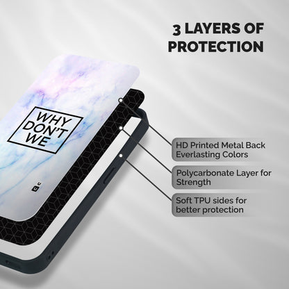Why Dont We Shockproof Hybrid Protection (Metal + TPU) Back Case Cover